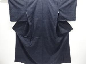 竜田川模様織出し本真綿結城紬着物